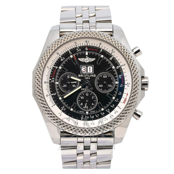 Breitling Bentley A44364 49MM Black Dial With Stainless Steel Bracelet