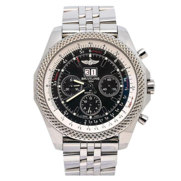 Breitling Bentley Motors 48MM A25362 Black Dial Stainless Steel