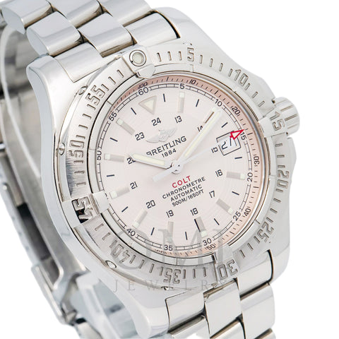 Breitling Colt A17380 White Dial Stainless Steel Watch