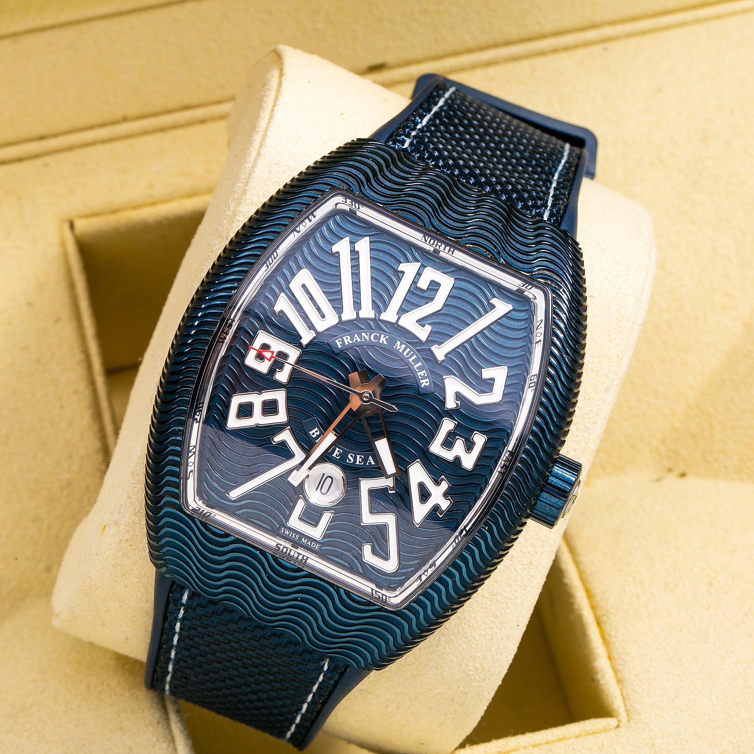 Franck Muller Vanguard Blue Sea Men s Watch OMI Jewelry