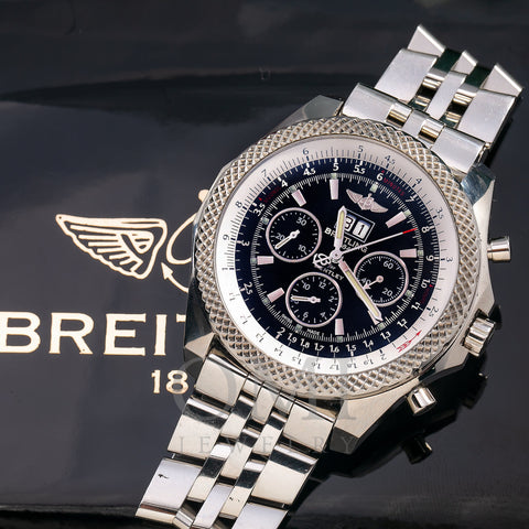 Breitling Bentley A44364 Chrono Blue Dial Watch