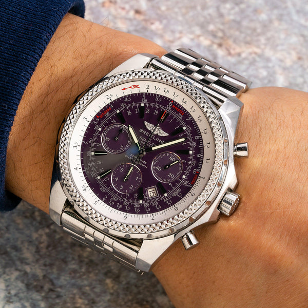 A25362 Pre Owned Breitling Bentley Watches Breitling Bentley