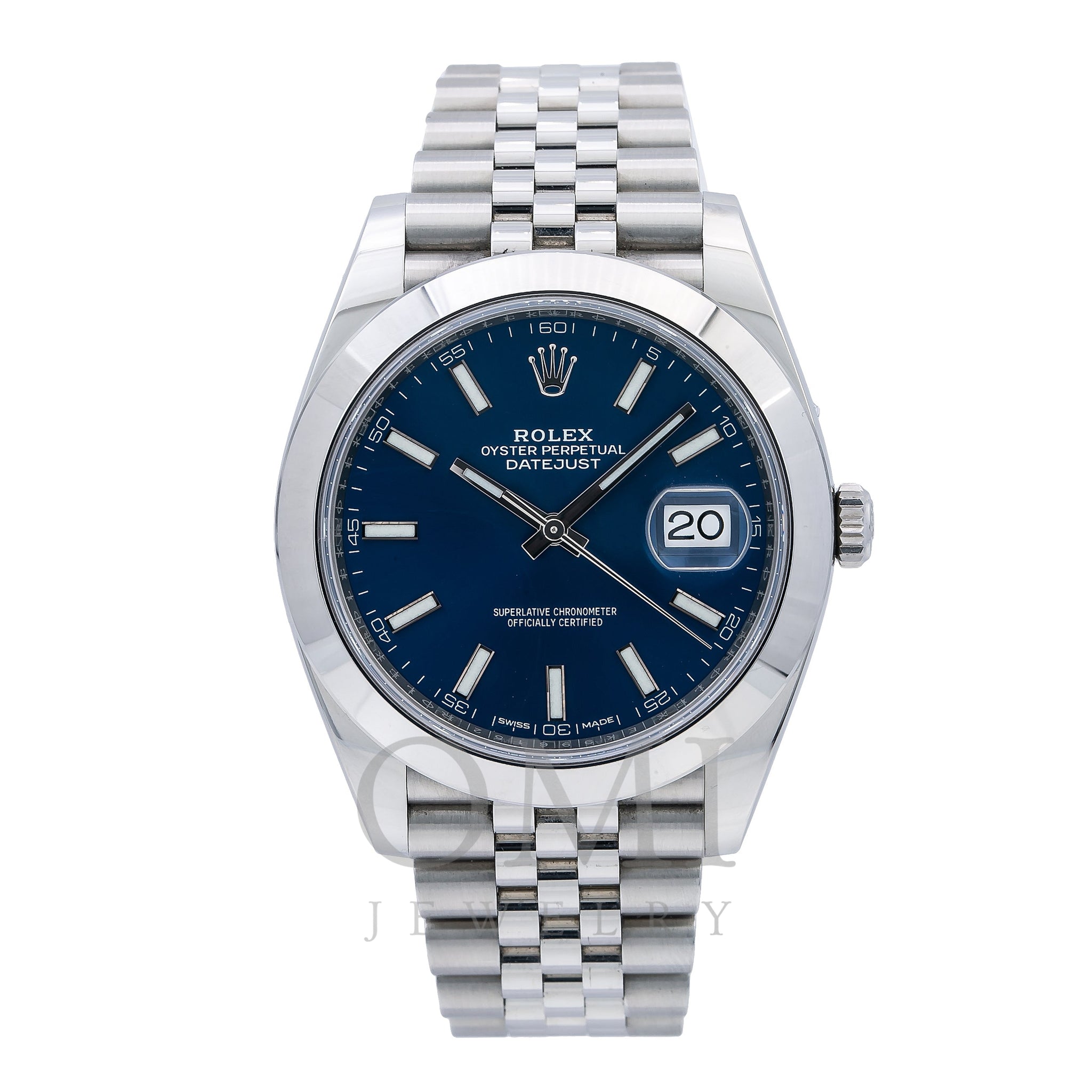 Datejust 126300 41MM Dial With Stainless Steel Jubilee Brac - OMI