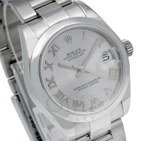 Rolex Lady-Datejust 178240 31MM Silver Dial With Stainless Steel Oyster Bracelet