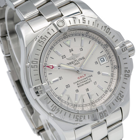 Breitling Colt A17380 41MM White Dial With Stainless Steel Bracelet
