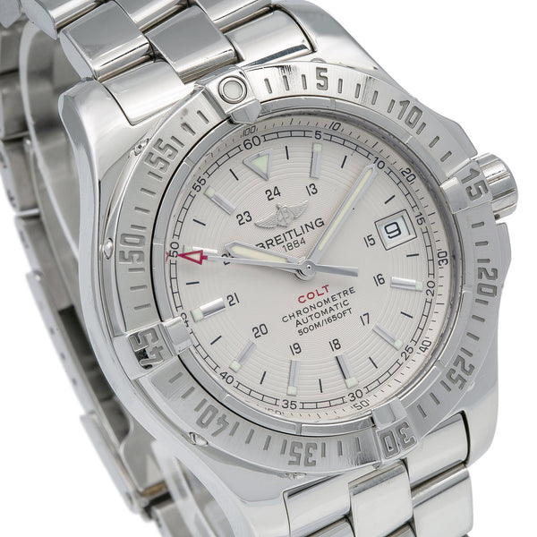 Breitling colt clearance white face