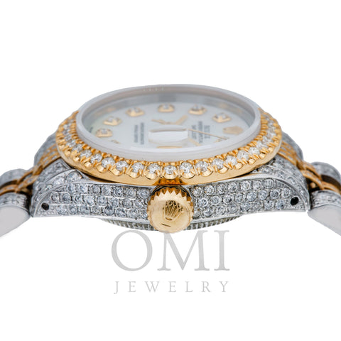 Rolex Lady-Datejust 6916 26MM Grey Diamond Dial With 5.75 CT Diamonds