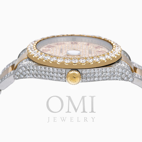Rolex Datejust II Diamond Watch, 116333 41mm, Champagne Diamond Dial With 11.75 CT Diamonds