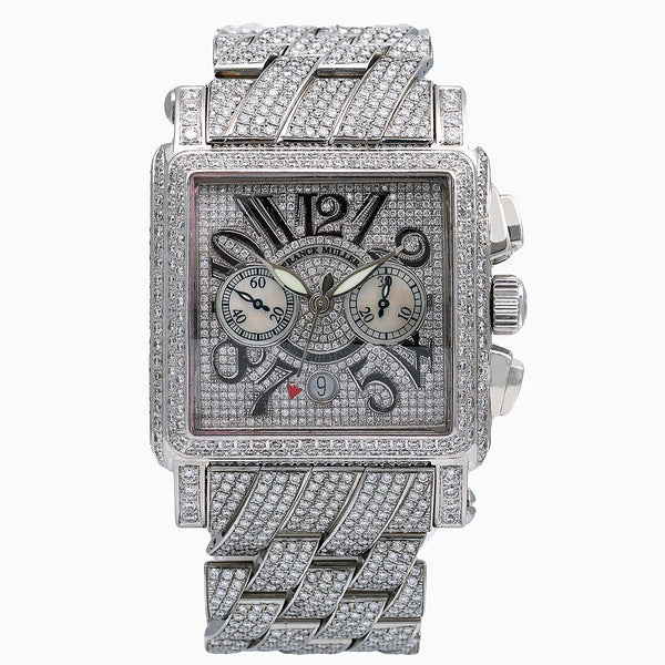 Franck Muller Conquistador Cortez 10000KCCD 45MM White Diamond