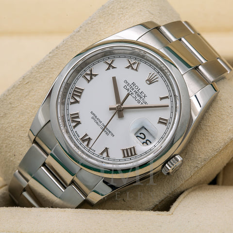 Rolex Datejust 116200 36MM White Dial With Stainless Steel Oyster Bracelet