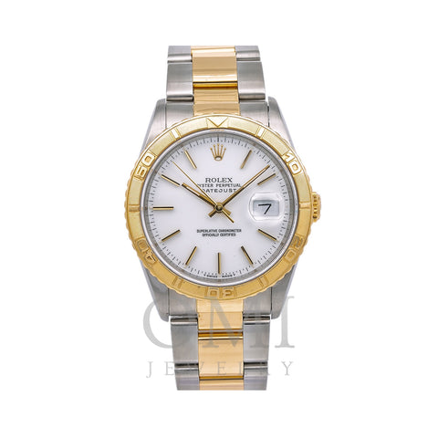 Rolex Datejust 16203 36MM White Dial With Two Tone Oyster Bracelet