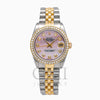 Rolex Datejust Diamond Watch, 68273 31mm, Pink Diamond Dial With 1.05 CT Diamonds