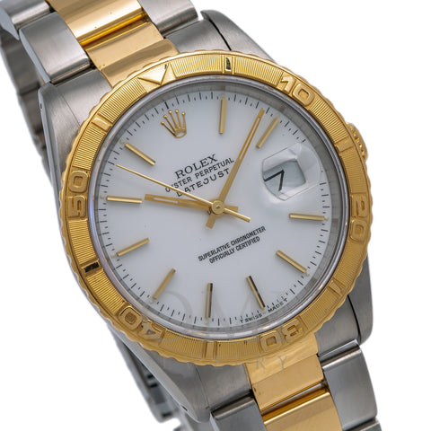 Rolex Datejust 16203 36MM White Dial With Two Tone Oyster Bracelet