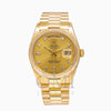 Rolex Day-Date 18038 36mm Champagne Dial With Yellow Gold Bracelet