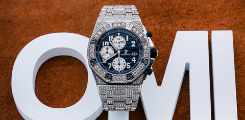 Audemars Piguet Royal Oak Offshore Chronograph 26170ST 42MM Blue Dial With 23.25 CT Diamonds