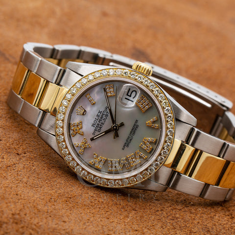 Rolex Lady-Datejust 68273 31MM Mother of Pearl Dial With Two Tone Oyster Bracelet