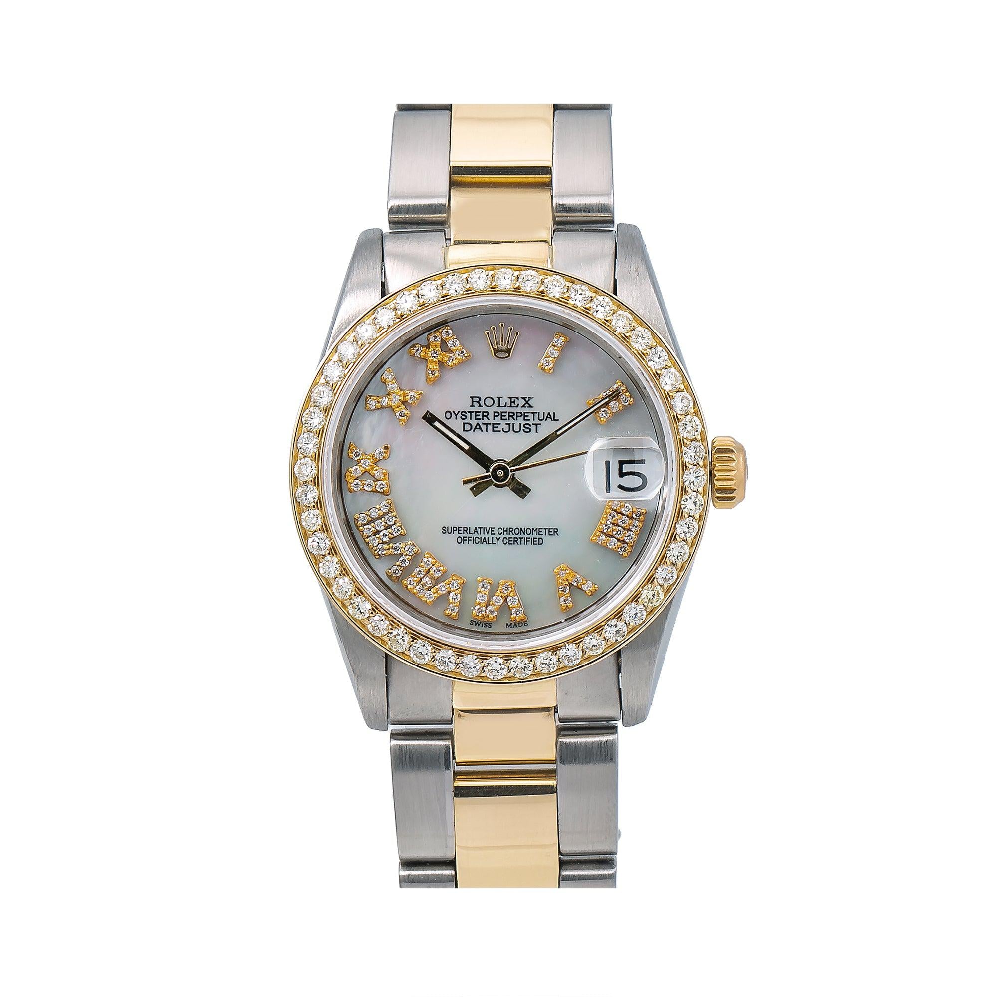 Women's two toned rolex Clearance