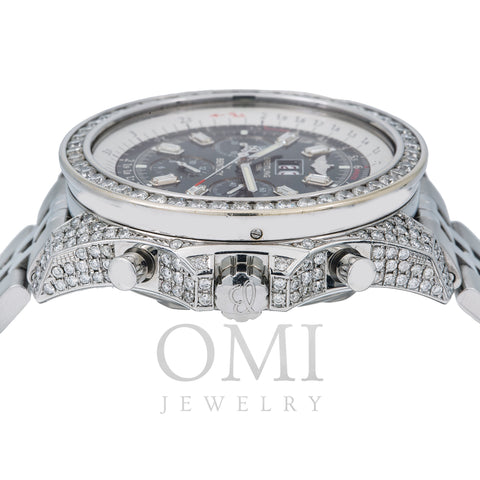 Breitling Bentley 6.75 A44362 48MM Black Dial With 11.75 CT Diamonds