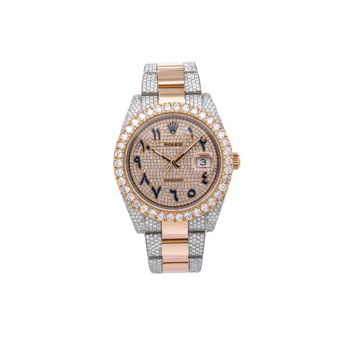 Rolex Datejust II Diamond Watch, 126331 41mm, Champagne Diamond Dial With 17.25 CT Diamonds