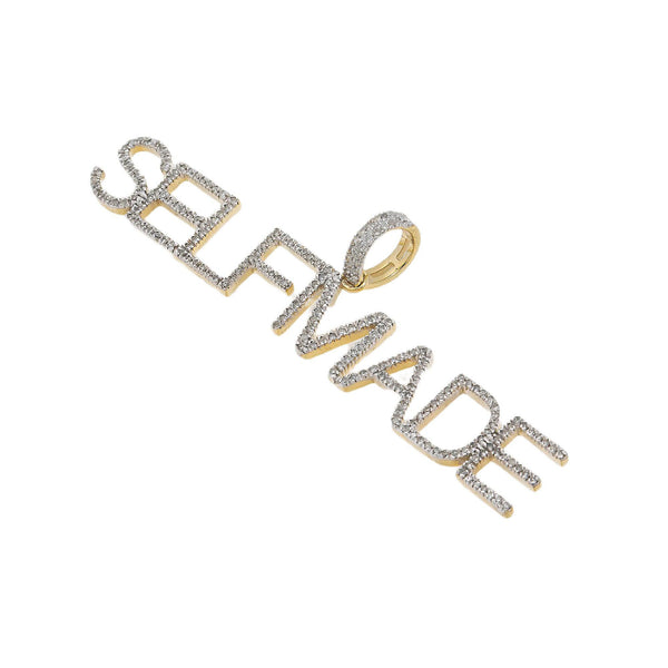 10K GOLD DIAMOND SELF MADE PENDANT 0.51 CT OMI Jewelry