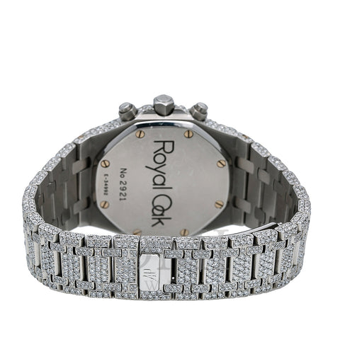 Audemars Piguet Royal Oak Chronograph 25860ST.OO.1110ST.05 39MM Silver Diamond Dial With 23.75 CT Diamonds