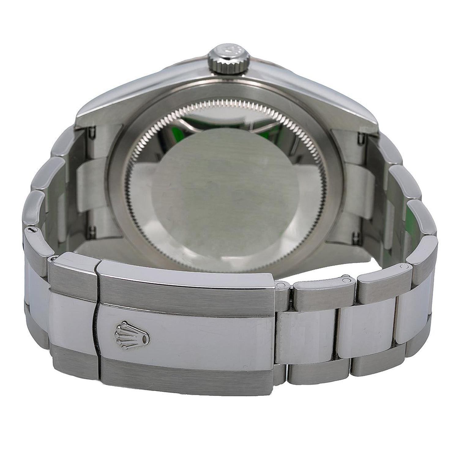 Rolex Sky-Dweller 42MM 326934 Black Dial Fluted Bezel Stainless Steel Oyster Bracelet