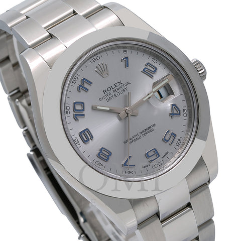Rolex Datejust II 116300 41MM Grey Dial With Stainless Steel Oyster Bracelet