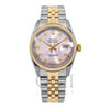 Rolex Datejust 16013 36MM Pink Diamond Dial With Two Tone Bracelet