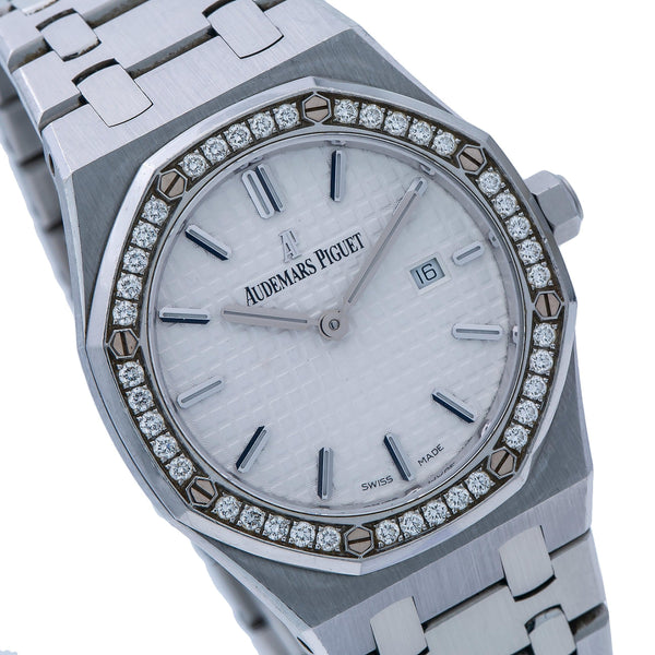 Audemars Piguet Royal Oak Lady 33MM White Dial And Factory