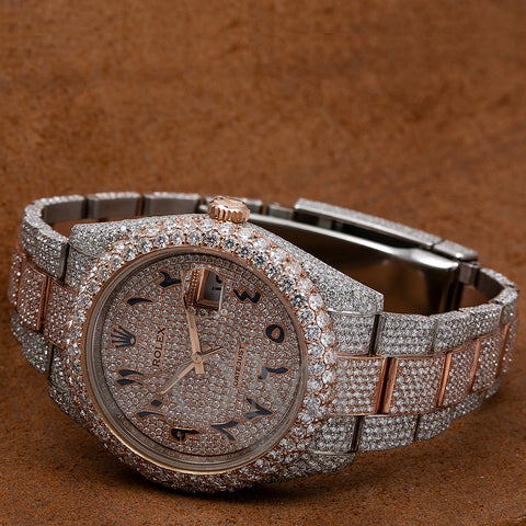 Rolex Datejust Diamond Watch, 126301 41mm, Champagne Diamond Dial With 21.25 CT Diamonds