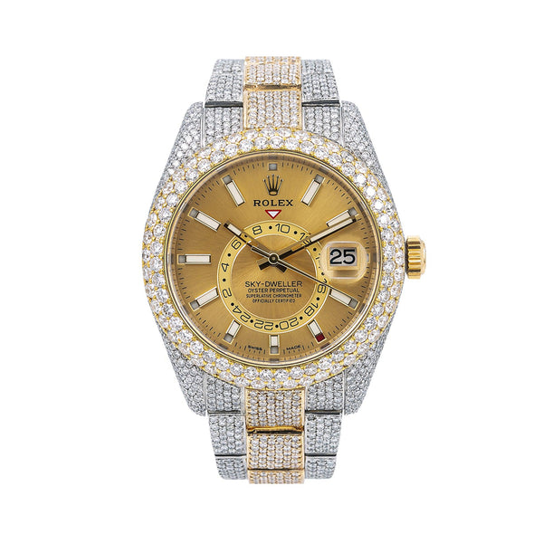 Rolex Sky-Dweller 326933 42MM Champagne Dial With Two Tone Oyster Bracelet