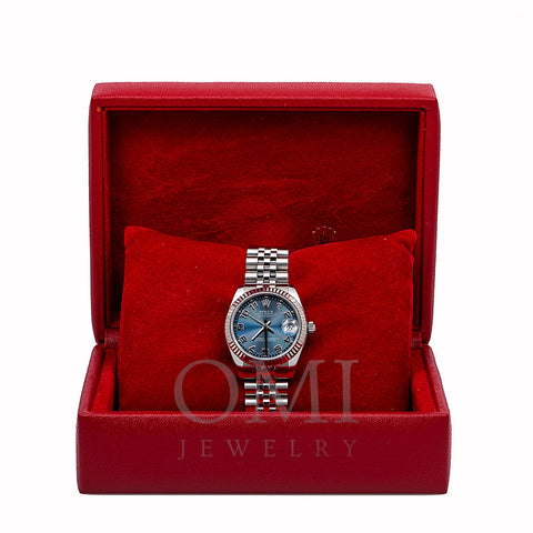 Rolex Datejust 178274 31MM Blue Dial With Stainless Steel Jubilee Bracelet