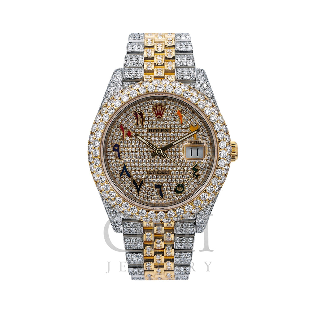 Rolex Datejust Diamond Watch, 126333 41mm, Champagne Diamond Dial With 17.25 CT Diamonds
