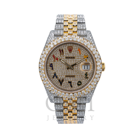 Rolex Datejust Diamond Watch, 126333 41mm, Champagne Diamond Dial With 17.25 CT Diamonds