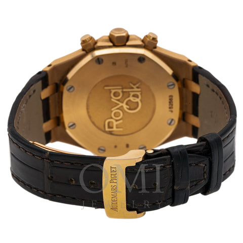 Audemars Piguet Royal Oak Chronograph 26331OR 41MM Black Dial With Leather Bracelet