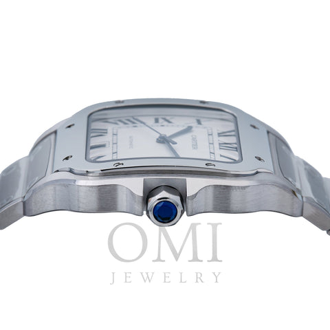 Cartier Santos WSSA0030 40MM White Dial With Stainless Steel Bracelet
