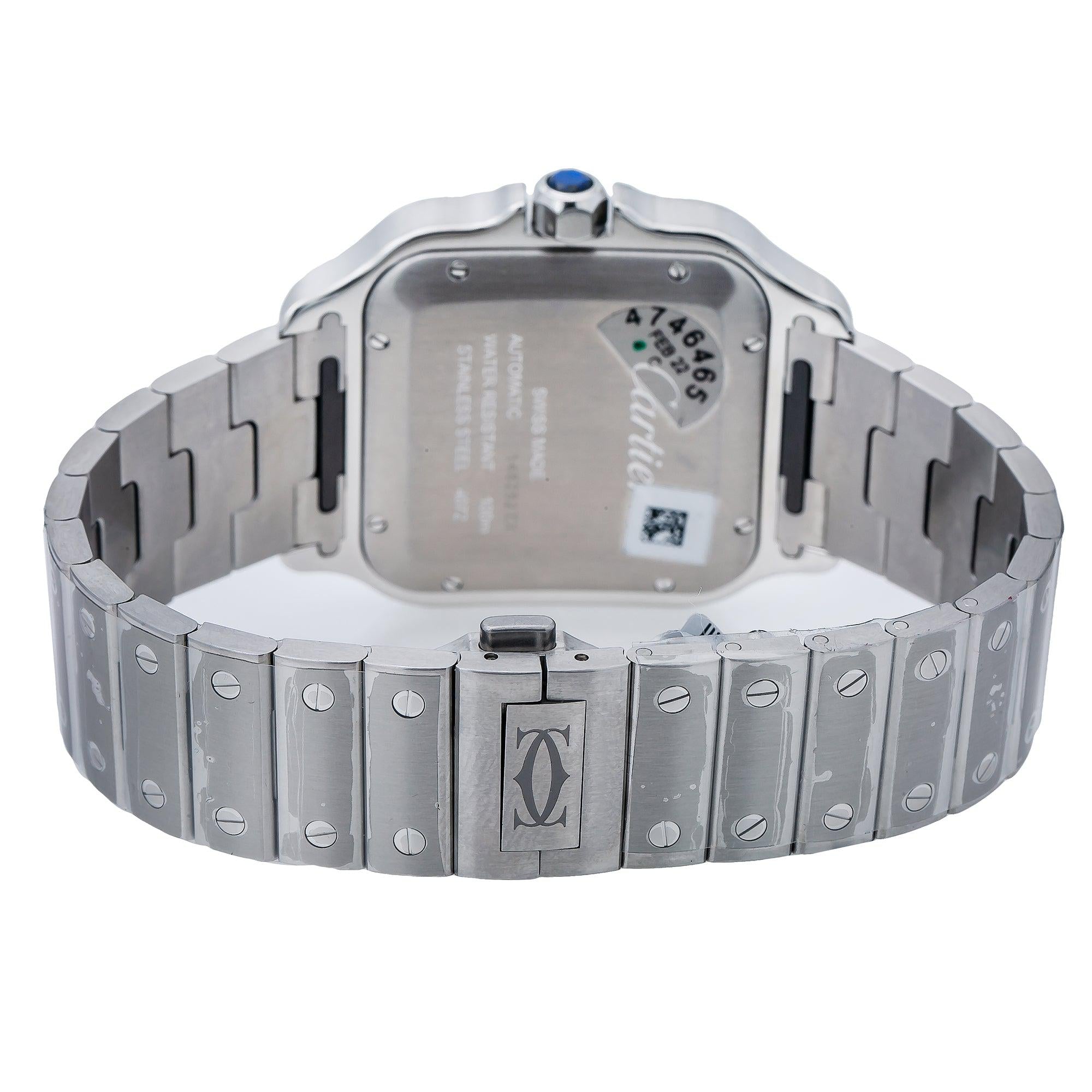 Cartier Santos WSSA0030 40MM White Dial With Stainless Steel Bracelet