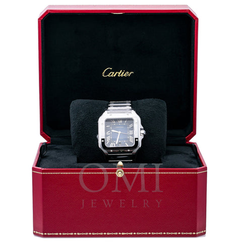 Cartier Santos WSSA0030 40MM Blue Dial With Stainless Steel Bracelet