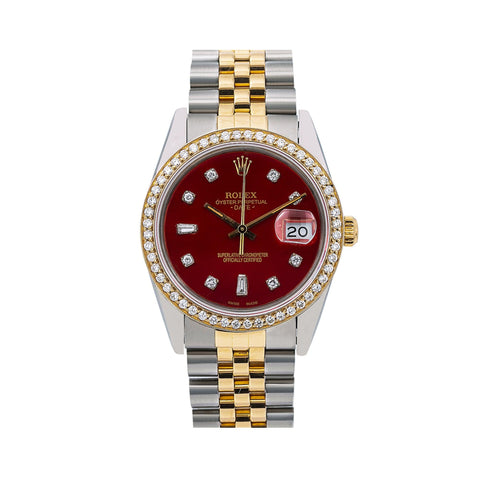 Mens red rolex Clearance