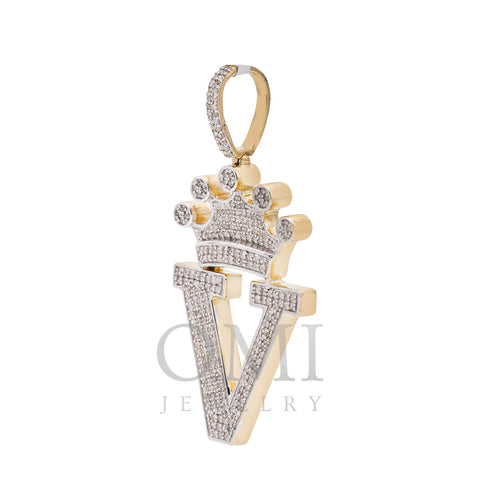 14K Yellow Gold Letter 