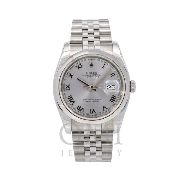 Rolex Datejust 116200 36MM Silver Dial With Stainless Steel Jubilee Bracelet