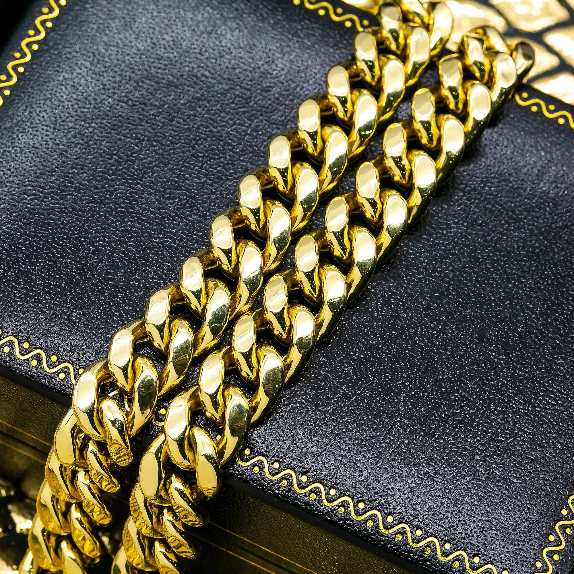 14K YELLOW GOLD 22" | 10MM MIAMI CUBAN LINK CHAIN