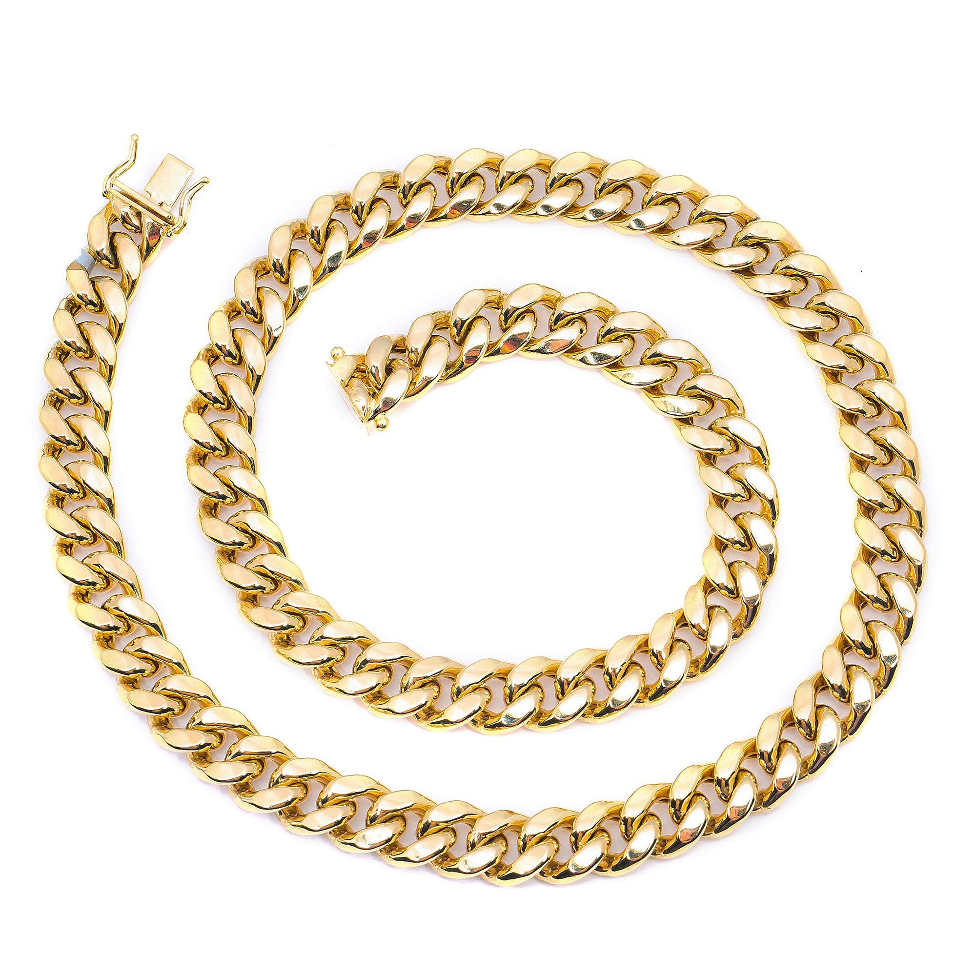 14K YELLOW GOLD 22" | 10MM MIAMI CUBAN LINK CHAIN