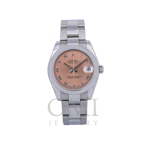 Rolex Lady-Datejust 178240 31MM Pink Dial With Stainless Steel Oyster Bracelet