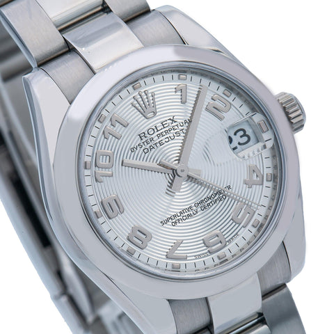 Rolex Lady-Datejust 178240 31MM Silver Dial With Stainless Steel Oyster Bracelet