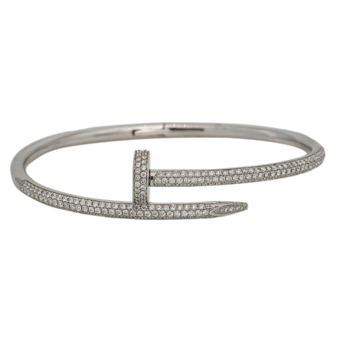 14K WHITE GOLD WOMEN'S BRACELET WITH 2.45 CT DIAMONDS