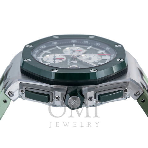 Audemars Piguet Royal Oak Offshore Chronograph 26400SO 44MM Green Dial With Rubber Bracelet