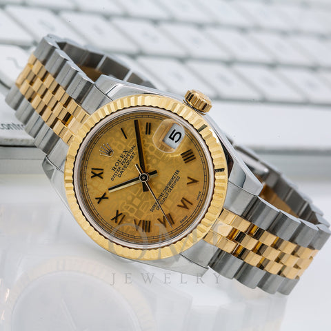 Rolex Lady-Datejust 178273 31MM Champagne Dial With Two Tone Jubilee Bracelet