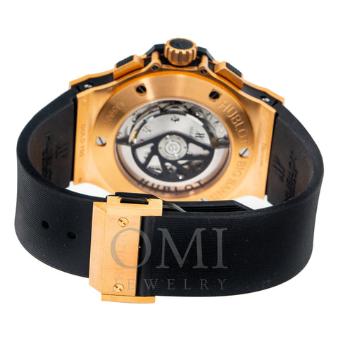 Hublot Bigbang Chronograph 301PX4110 44MM Rose Gold Dial With Rubber Bracelet