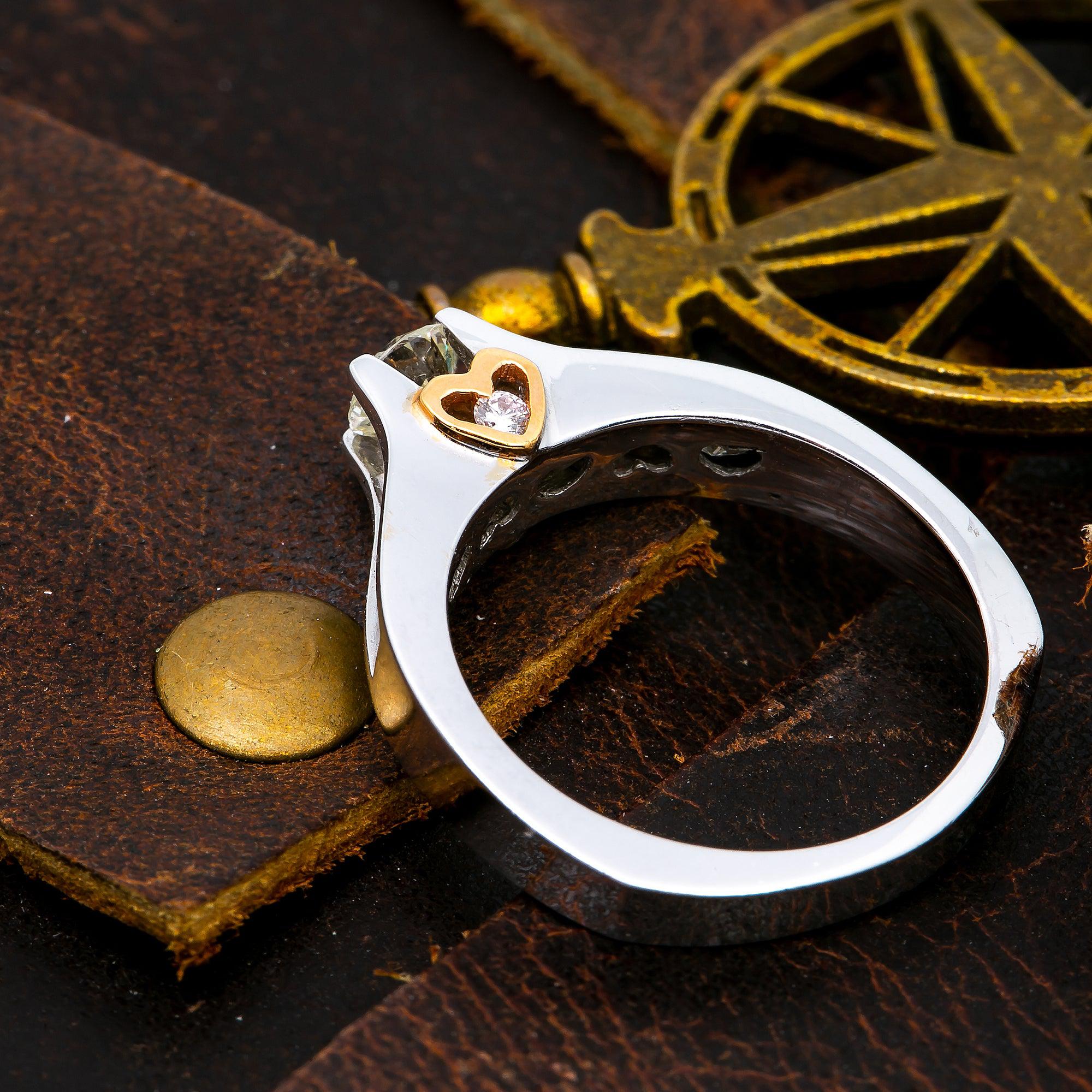 14K WHITE GOLD LADIES ENGAGEMENT RING WITH 1.03 CT DIAMONDS